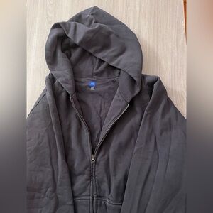 Men's Black Zip-Up Hoodie YZY for Gap .